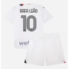 AC Milan Rafael Leao #10 Gostujuci Dres za Dječji 2023-24 Kratak Rukavima (+ kratke hlače)
